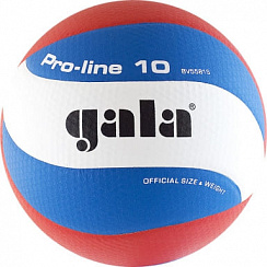 Мяч GALA Pro-Line 10 BV5581S р.5 белый-голубой-красный