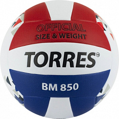 Мяч Torres BM850 р.5 V32025 белый-синий-красный